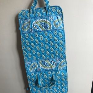 Vera Bradley trifold toiletry/makeup bag.